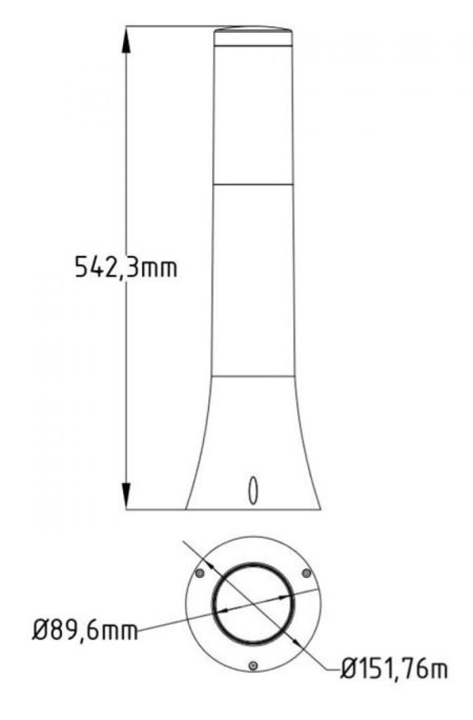 Horoz Orkide 2 Renk Plastik Bahçe Aydınlatma E27 Duylu