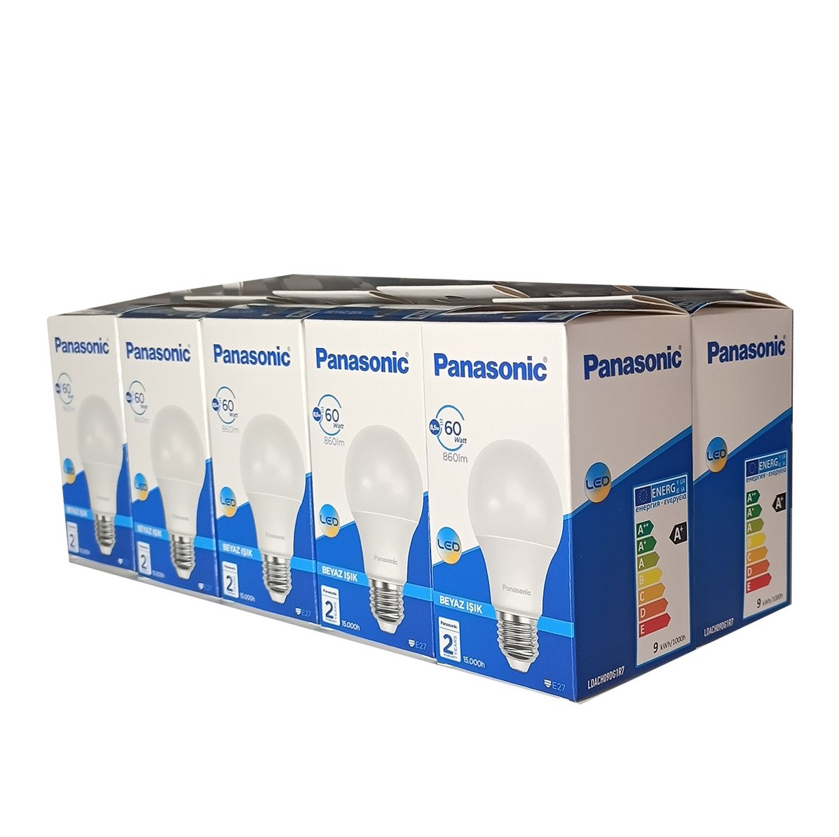 Panasonic Led Ampul 8.5W Beyaz Işık Onlu Paket