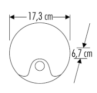 Cata CT-7092 Palermo 20W Sensörlü LED Duvar Apliği 