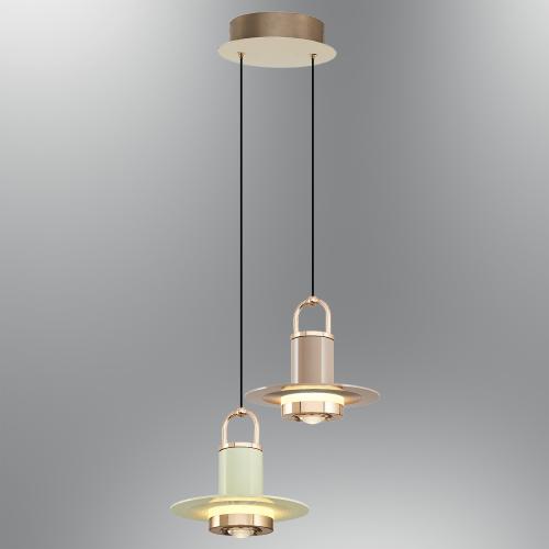 Özcan 2821-2A 28 2'li Sarkıt (Beyaz-Krem) Mixed