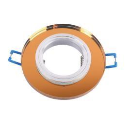 Akçay Leyla Model Bal Rengi Kristal Cam Spot + Ampul (Günışığı)