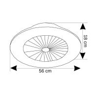 CATA CT-3011 Yıldız Fan LED Armatür