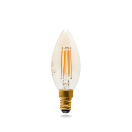 Horoz 4 Watt E-14 Mum Buji Filament Rustik Led Ampul