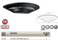 Horoz Ardıç Ledli Bahçe Duvar Aplik 5,5W