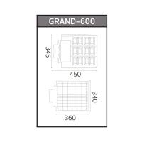 Horoz Grand XL 600 074-009-0600 600W Beyaz Işık Led Solar Sokak Armatürü