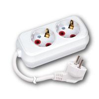 Horoz İkili 5 Metre Kablolu Topraklı Grup Priz