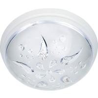 Horoz Rüzgar Gülü Desenli Beyaz Ufo Armatür Tek Duylu Plastik