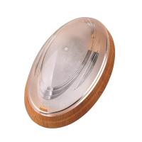 Horoz Tek Duylu Plastik Ninova Desenli Kayın Renkli Aplik E27 Duylu