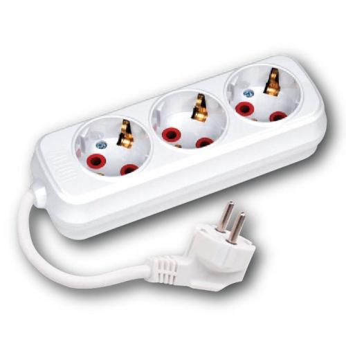 Horoz Üçlü 2 Metre Topraklı Grup Priz