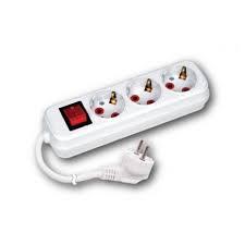 Horoz Üçlü Anahtarlı 3 Metre Topraklı Grup Priz