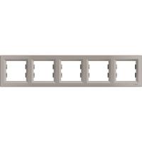 Schneider Electric Asfora Plus Beşli Çerçeve Bronz