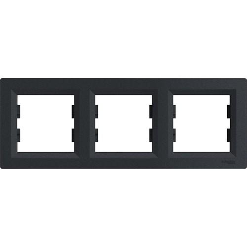 Schneider Electric Asfora Plus Üçlü Çerçeve Antrst