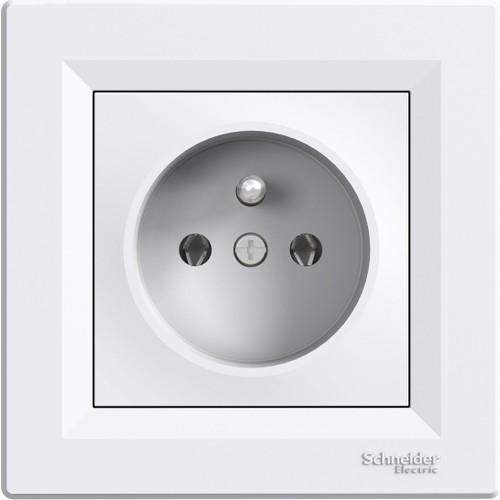 Schneider Electric Asfora UPS Priz Beyaz (Çerçeveli)