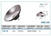 YCL 50W Yüksek Tavan Led Tavan Armatür E27 Duy