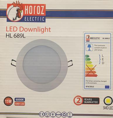 Horoz HL 689L LED Downlight 15W Spot SMD LED Beyaz Işık (6000K)