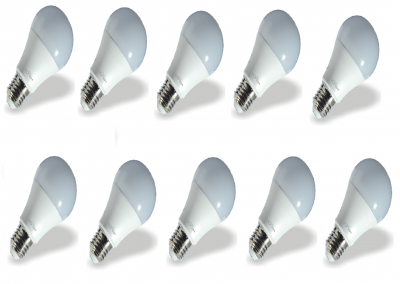 Helios HS-2021 9W Led Ampul Beyaz Işık (10 Adet)